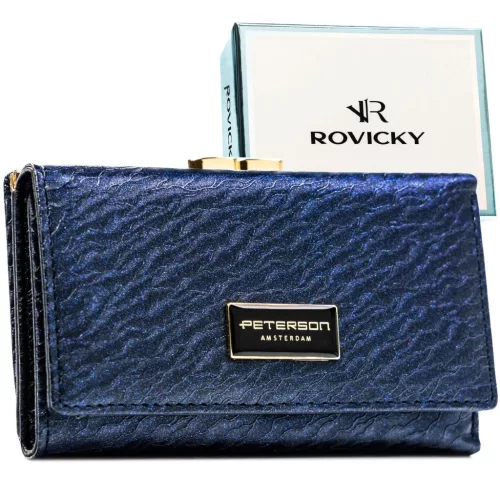 Peterson PTN PX23-CNF sötétkék női pénztárca 16 x 9 x 3 cm