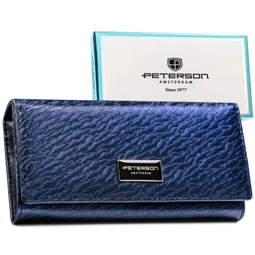 Peterson PTN PX24-CNF sötétkék női pénztárca 18,5 x 9 x 3,5 cm 