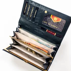   Peterson PTN PX24-CNF sötétkék női pénztárca 18,5 x 9 x 3,5 cm 