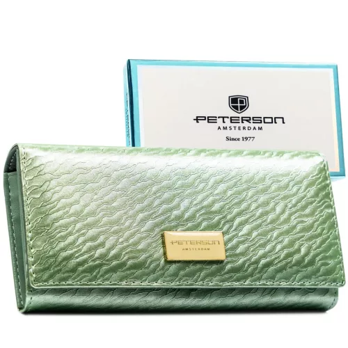 Peterson PTN PX24-CNF zöld női pénztárca 18,5 x 9 x 3,5 cm 
