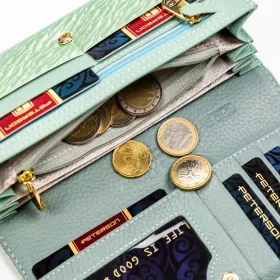   Peterson PTN PX27-CNF zöld női pénztárca 18,5 x 9 x 3,5 cm 