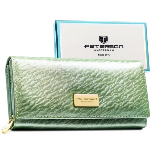 Peterson PTN PX28-CNF zöld női pénztárca 18,5 x 9 x 3,5 cm 