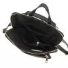Luka 26-112 DOLLARO fekete női marhabőr hátizsák 31 x 37 x 13 cm