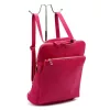 Luka 26-112 DOLLARO magenta női marhabőr hátizsák 31 x 37 x 13 cm