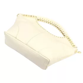   Camilla 10.003 MN bézs női bőr kézitáska 42 x 23 x 10 cm