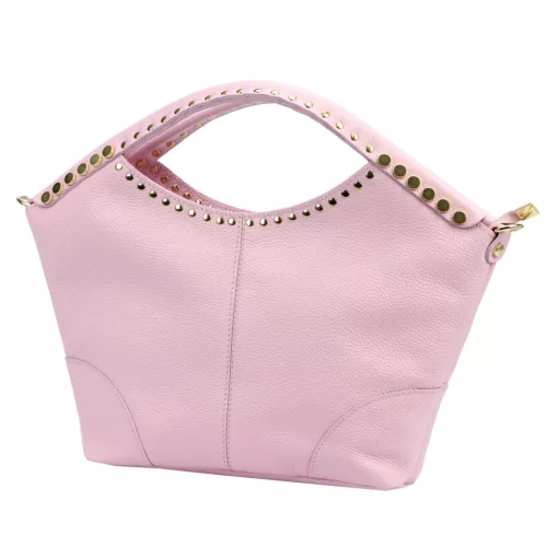 Camilla 10.003 MN rózsaszín női bőr kézitáska 42 x 23 x 10 cm