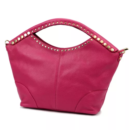 Camilla 10.003 MN magenta női bőr kézitáska 42 x 23 x 10 cm