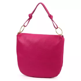 Luka 26-104 magenta női bőr kézitáska oldalpánttal