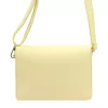 Luka 26-061 halvány sárga női bőr oldaltáska 23 x 16.5 x 9 cm