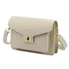 Luka 26-061 bézs női bőr oldaltáska 23 x 16.5 x 9 cm
