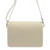 Luka 26-061 bézs női bőr oldaltáska 23 x 16.5 x 9 cm