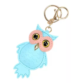 Florence BRE-9 OWL kék női bőr kulcstartó 9 x 6 x 2 cm