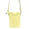 Luka 26-101 halvány sárga női bőr telefontartó, oldaltáska 16 x 21 x 6.5 cm