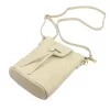 Luka 26-101 bézs női bőr telefontartó, oldaltáska 16 x 21 x 6.5 cm