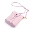 Luka 26-101 levendula lila női bőr telefontartó, oldaltáska 16 x 21 x 6.5 cm
