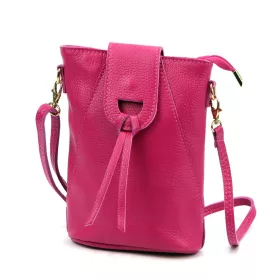   Luka 26-101 magenta női bőr telefontartó, oldaltáska 16 x 21 x 6.5 cm