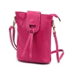 Luka 26-101 magenta női bőr telefontartó, oldaltáska 16 x 21 x 6.5 cm