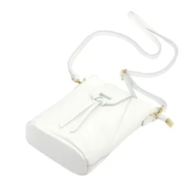   Luka 26-101 fehér női bőr telefontartó, oldaltáska 16 x 21 x 6.5 cm