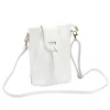 Luka 26-101 fehér női bőr telefontartó, oldaltáska 16 x 21 x 6.5 cm