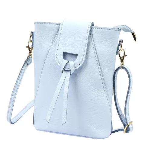 Luka 26-101 DOLLARO kék női bőr kézitáska 16 x 21 x 6.5 cm