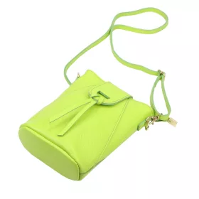   Luka 26-101 lime zöld női bőr telefontartó, oldaltáska 16 x 21 x 6.5 cm