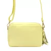 Luka 20-030 halvány sárga női bőr oldaltáska 21 x 15 x 8 cm