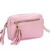 Luka 20-030 rózsaszín női bőr oldaltáska 21 x 15 x 8 cm