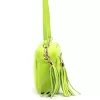 Luka 20-030  neon zöld női bőr oldaltáska 21 x 15 x 8 cm