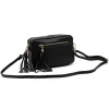 Luka 20-030 fekete női bőr oldaltáska 21 x 15 x 8 cm