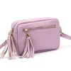 Luka 20-030  levendula lila női bőr oldaltáska 21 x 15 x 8 cm