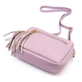   Luka 20-030  levendula lila női bőr oldaltáska 21 x 15 x 8 cm