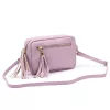 Luka 20-030  levendula lila női bőr oldaltáska 21 x 15 x 8 cm