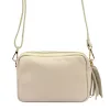 Luka 20-030 bézs női bőr oldaltáska 21 x 15 x 8 cm