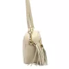 Luka 20-030 bézs női bőr oldaltáska 21 x 15 x 8 cm