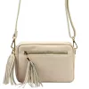 Luka 20-030 bézs női bőr oldaltáska 21 x 15 x 8 cm