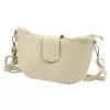 Luka 26-102 bézs velúr bőr női oldaltáska 26 x 16 x 7 cm