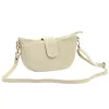 Luka 26-102 bézs velúr bőr női oldaltáska 26 x 16 x 7 cm