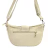 Luka 26-102 bézs velúr bőr női oldaltáska 26 x 16 x 7 cm