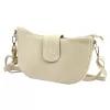 Luka 26-102 bézs velúr bőr női oldaltáska 26 x 16 x 7 cm