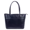 Florence 12 sötétkék női bőr válltáska, shopper 40 x 27 x 16 cm