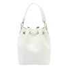 Luka 26-114 fehér női bőr kézitáska 19 x 23 x 13 cm