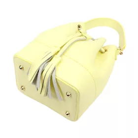   Luka 26-114 halvány sárga női bőr kézitáska 19 x 23 x 13 cm