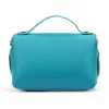 Luka 26-106 türkizkék női bőr kisméretű kézitáska, crossbody 19 x 13 x 9 cm