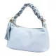 Luka 26-032 babakék női bőr válltáska 27 x 17 x 12 cm
