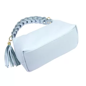 Luka 26-032 babakék női bőr válltáska 27 x 17 x 12 cm