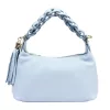 Luka 26-032 babakék női bőr válltáska 27 x 17 x 12 cm