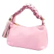 Luka 26-032 rózsaszín női bőr válltáska 27 x 17 x 12 cm