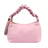 Luka 26-032 rózsaszín női bőr válltáska 27 x 17 x 12 cm