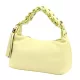 Luka 26-032 halvány sárga női bőr válltáska 27 x 17 x 12 cm