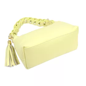   Luka 26-032 halvány sárga női bőr válltáska 27 x 17 x 12 cm